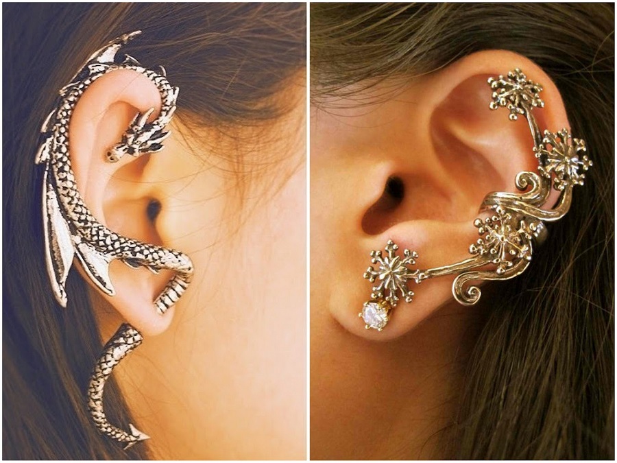 ear cuff küpe modelleri